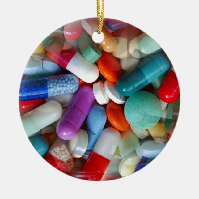 Medikamente Keramikornament (Vorne)
