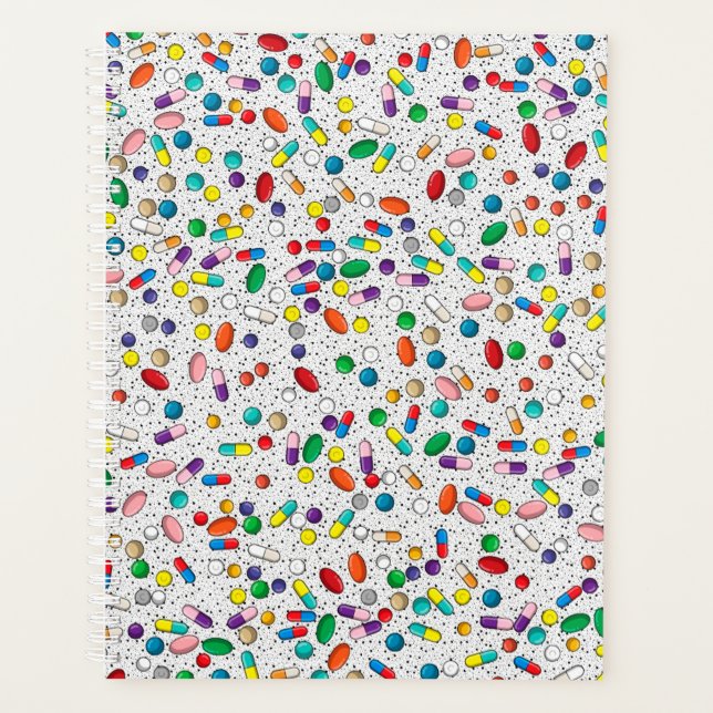 Medikation Nurse Pharmacy Doctor Pill Design Planer (Vorderseite)