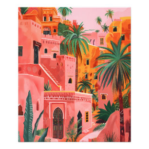 Medina Dreams: Marokkanische Ölkunst Fotodruck
