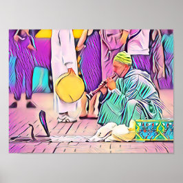 Medina Mystique - Schlange Charmer von Marrakesch Poster