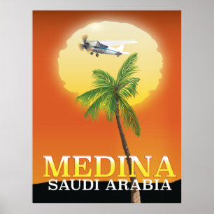 Medina Saudi Arabia Reiseplakat Poster