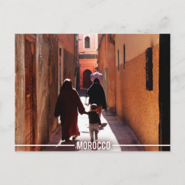 Medina Streets, Marrakesch Marokko Postkarte