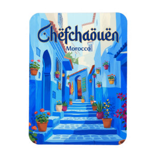 Medina von Chefchaouen Marokko Magnet