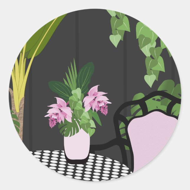 Medinilla Club Ristorante della Carrà Runder Aufkleber (Vorderseite)