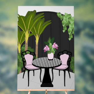 Medinilla Garden Courtyard Acrylschild