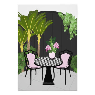 Medinilla Garden Courtyard Fotodruck