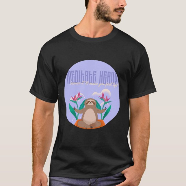 Meditat Heavy T-Shirt (Vorderseite)