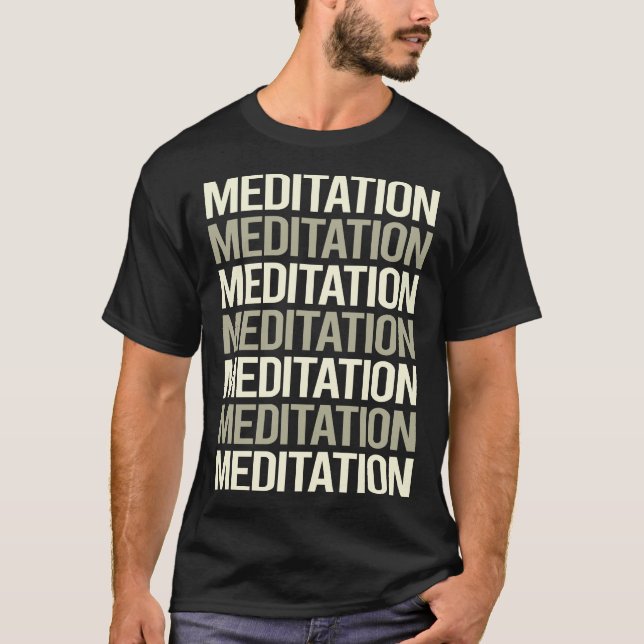 Meditat Zen T-Shirt (Vorderseite)