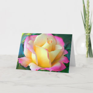 Meditation auf Rose Karte