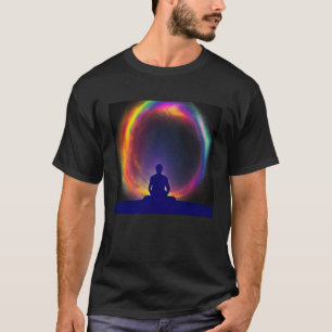 Meditation Aufklärung Spirituelles Yoga Transcende T-Shirt