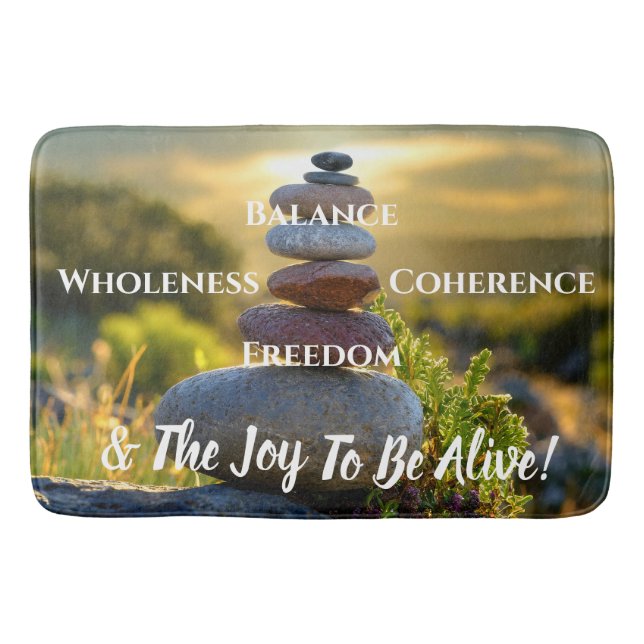 Meditation Badematte (Vorderseite)
