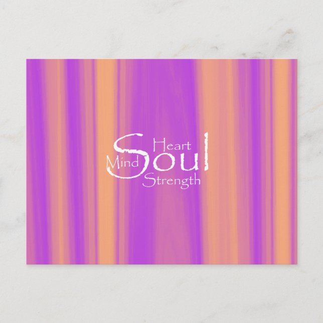 Meditation Cue Card - "Joyful Loise" SAMMLUNG Postkarte (Vorderseite)