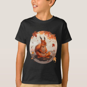 Meditation Eichhörnchen Tier Kunst Spiritualität Y T-Shirt