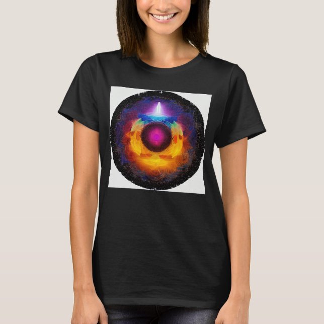 Meditation Enlightment Spiritual Yoga Transcendent T-Shirt (Vorderseite)