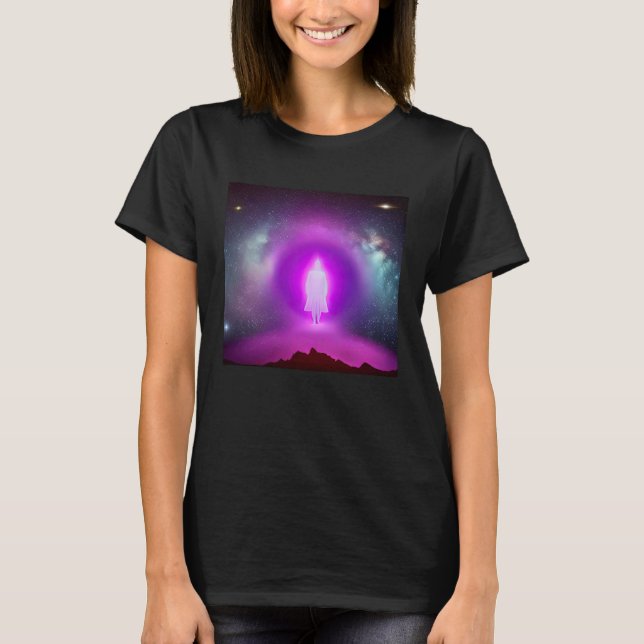Meditation Enlightment Spiritual Yoga Transcendent T-Shirt (Vorderseite)