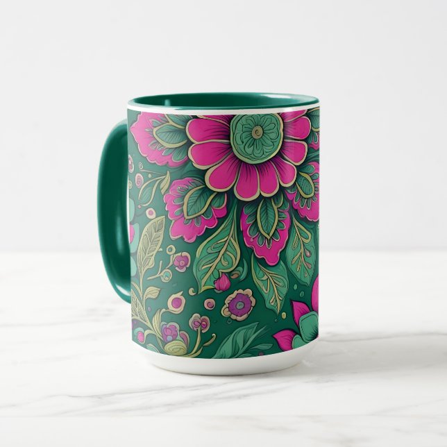 Meditation im Blut Tasse (Vorderseite Links)