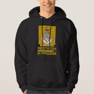 Meditation im Prozess Guru Hinduismus Yoga Pose Bä Hoodie