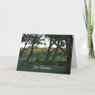 Meditation in der Wiese Karte