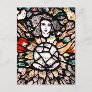 Meditation in Farben Postkarte