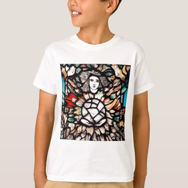 Meditation in Farben T-Shirt (Vorderseite)