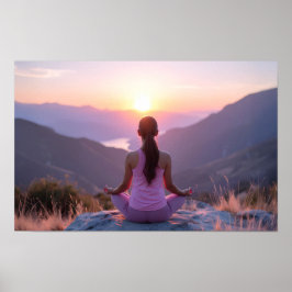 Meditation - Inner Balance - Yoga Poster