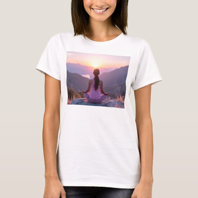 Meditation - Inner Balance - Yoga T-Shirt (Vorderseite)