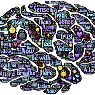 Meditation Körper Inspiration Word Art T-Shirt