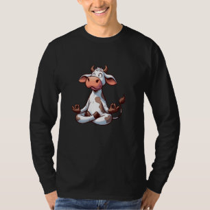 Meditation Kuh Yoga Pose Entspannend Tier T-Shirt
