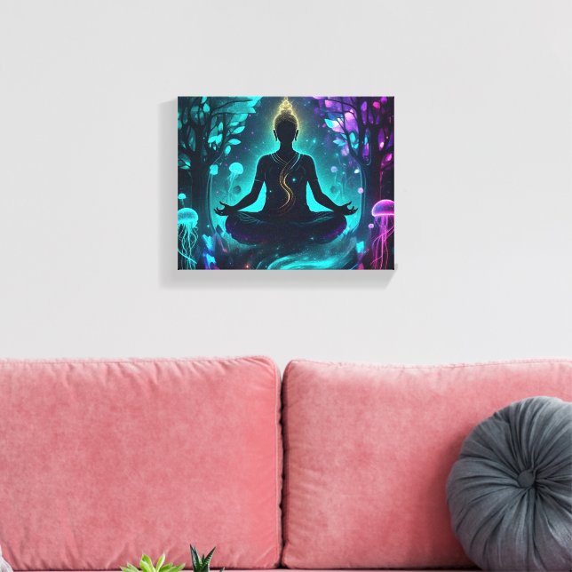 Meditation Leinwanddruck (Insitu (Wohnzimmer))