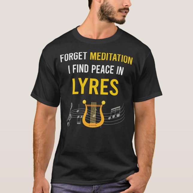 Meditation Lyre T-Shirt (Vorderseite)