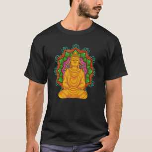 Meditation Mandala Zen Buddhist Spirituelle Yogi B T-Shirt