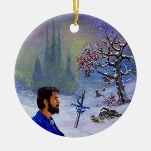 MEDITATION OF A KNIGHT KERAMIKORNAMENT (Vorne)