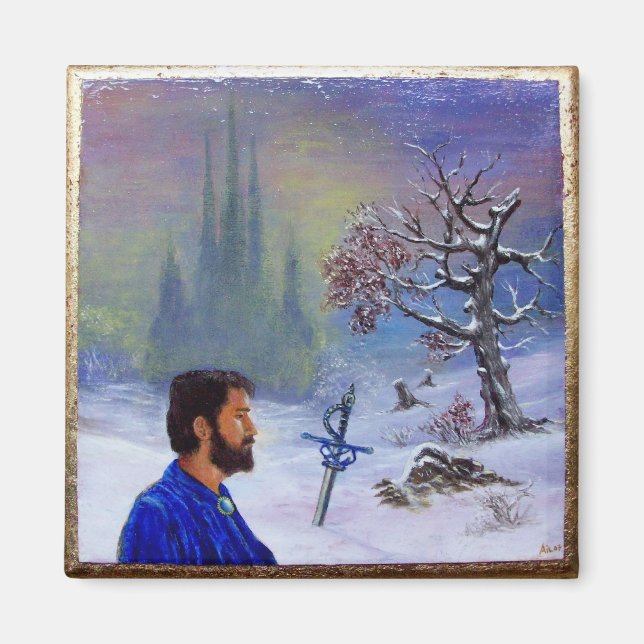 MEDITATION OF A KNIGHT MAGNET (Vorne)