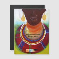 Meditation Queen Karte von Alicia McDaniel Fine Ar