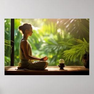 Meditation Ruhe Friedliche Natur Poster