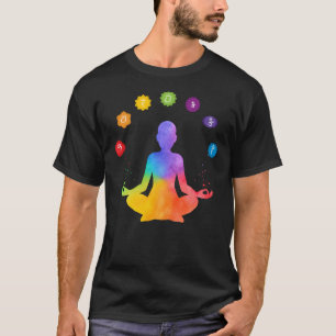 Meditation Seven Chakras Magical Spiritual Gift T-Shirt