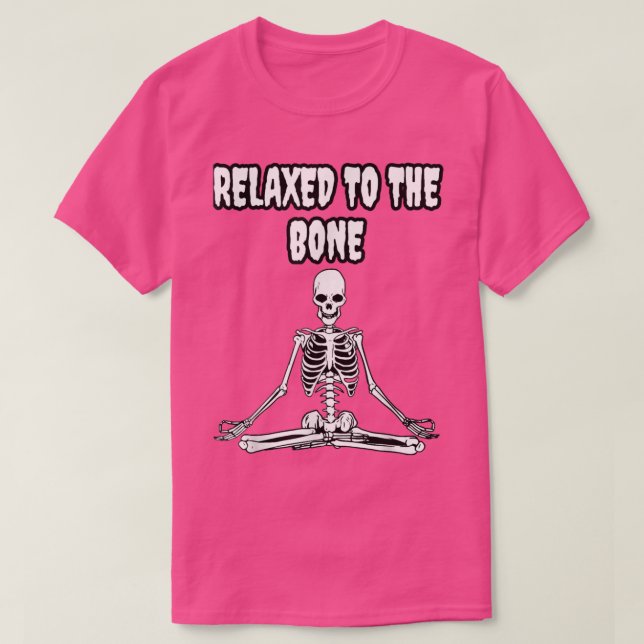 Meditation, Spaß, Halloween, YogaPose FunnyNamaste T-Shirt (Design vorne)