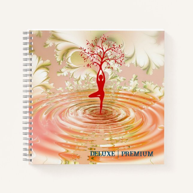 Meditation Spirale Notebook Notizbuch (Vorderseite)