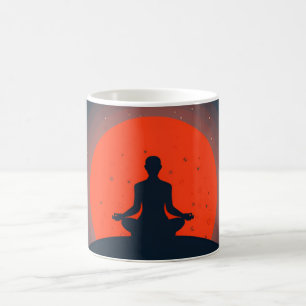 Meditation Sunset Kaffeetasse