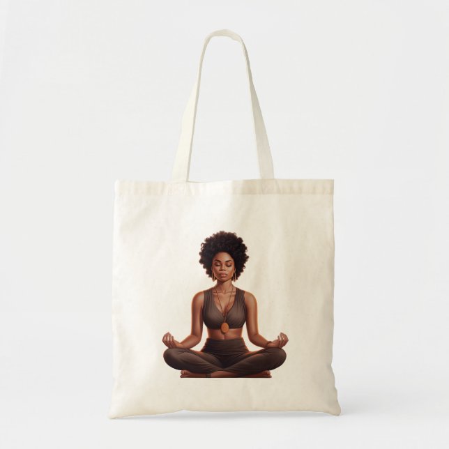 Meditation Tote Tag Tragetasche (Vorne)
