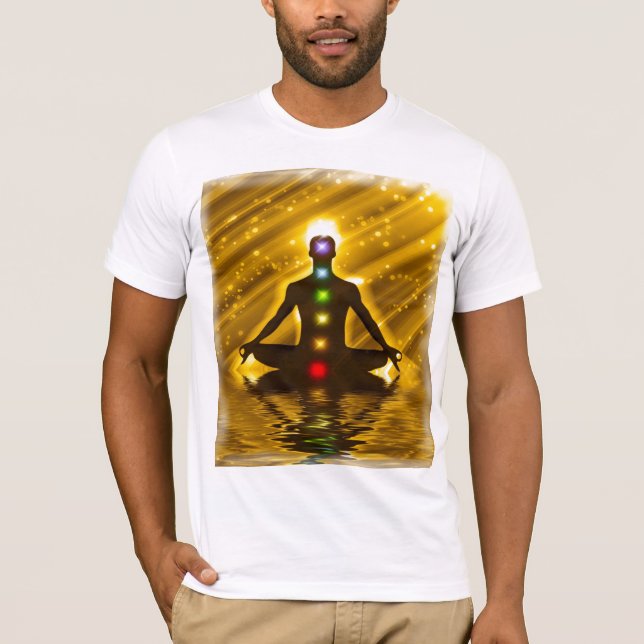 Meditation und Freigabe von charkas T-Shirt (Vorderseite)