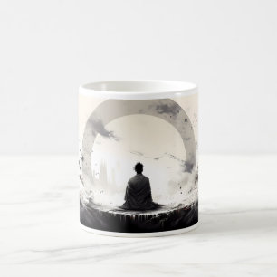 Meditation und Frieden Kaffeetasse