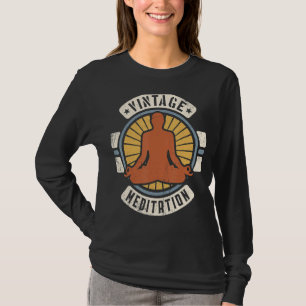 Meditation Vintage Klassiker Retro 60er 70er T-Shirt