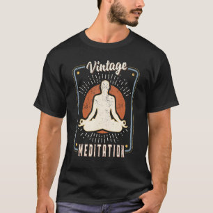 Meditation Vintage Retro Klassische Liebe 1 T-Shirt