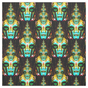 Meditation von Shiva (54" Breite) Gewebe Stoff