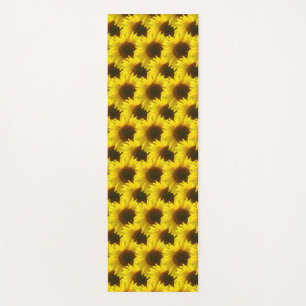 Meditation von Sonnenblumen Yogamatte