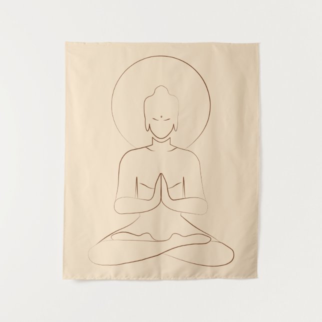 Meditation. Wandteppich (Vorderseite)