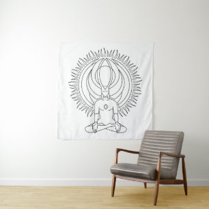 Meditation. Wandteppich