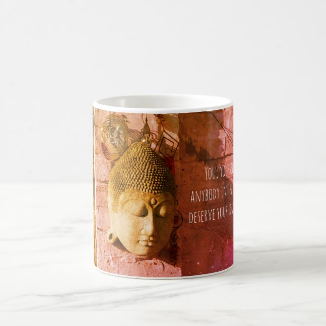 Meditation with Buddha's words Kaffeetasse (Mittel)