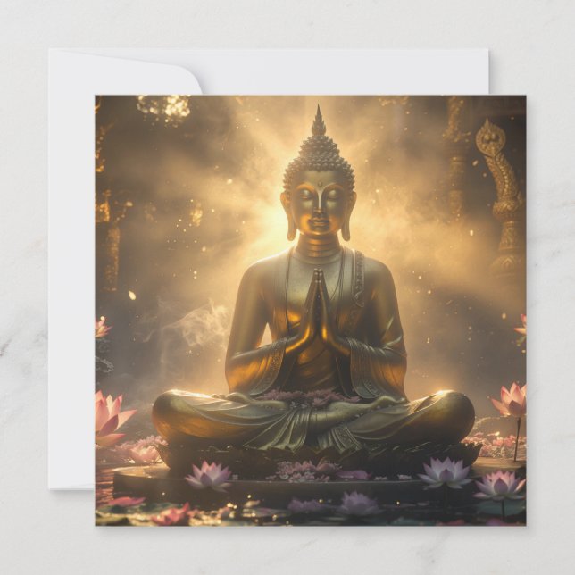 MEDITATION - YOGA - CARPE DIEM EINLADUNG (Vorderseite)